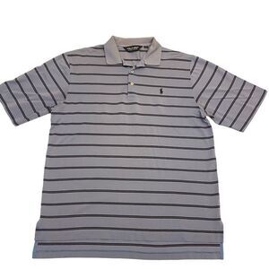 Ralph Lauren Polo‎ Golf Short Sleeve Striped Polo Sz L